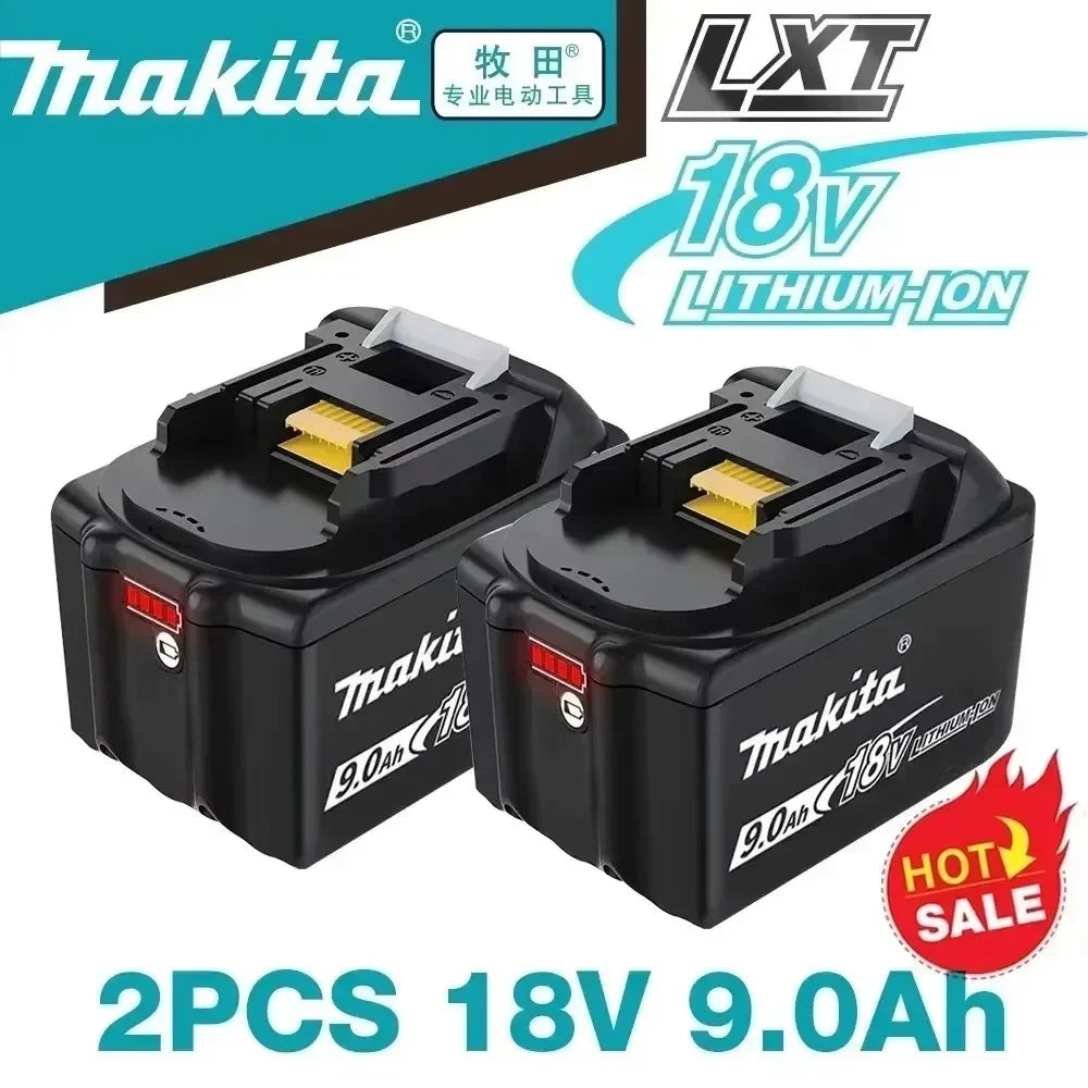 Makita-100% Original Rechargeable Power Tool Battery 5.0Ah 18V BL1830 BL1850 BL1840 BL1860 BL1815,Replaceable LED Lithium-ion
