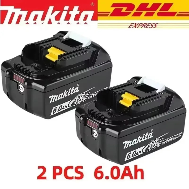 Makita-100% Original Rechargeable Power Tool Battery 5.0Ah 18V BL1830 BL1850 BL1840 BL1860 BL1815,Replaceable LED Lithium-ion