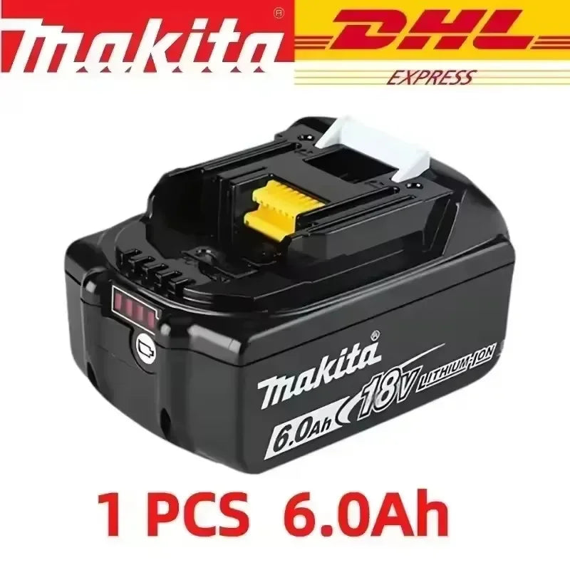 Makita-100% Original Rechargeable Power Tool Battery 5.0Ah 18V BL1830 BL1850 BL1840 BL1860 BL1815,Replaceable LED Lithium-ion