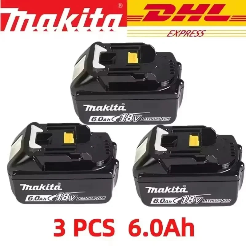 Makita-100% Original Rechargeable Power Tool Battery 5.0Ah 18V BL1830 BL1850 BL1840 BL1860 BL1815,Replaceable LED Lithium-ion