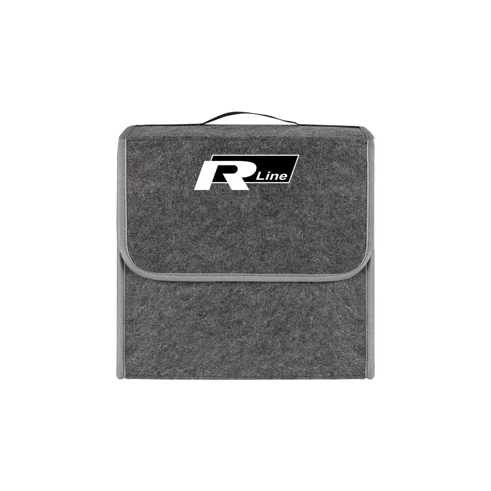 Car Trunk Storage Bag Organizer Sundries Stowing Tidying Box For VW Volkswagen Rline Golf CC GTI Tiguan Passat Accessories