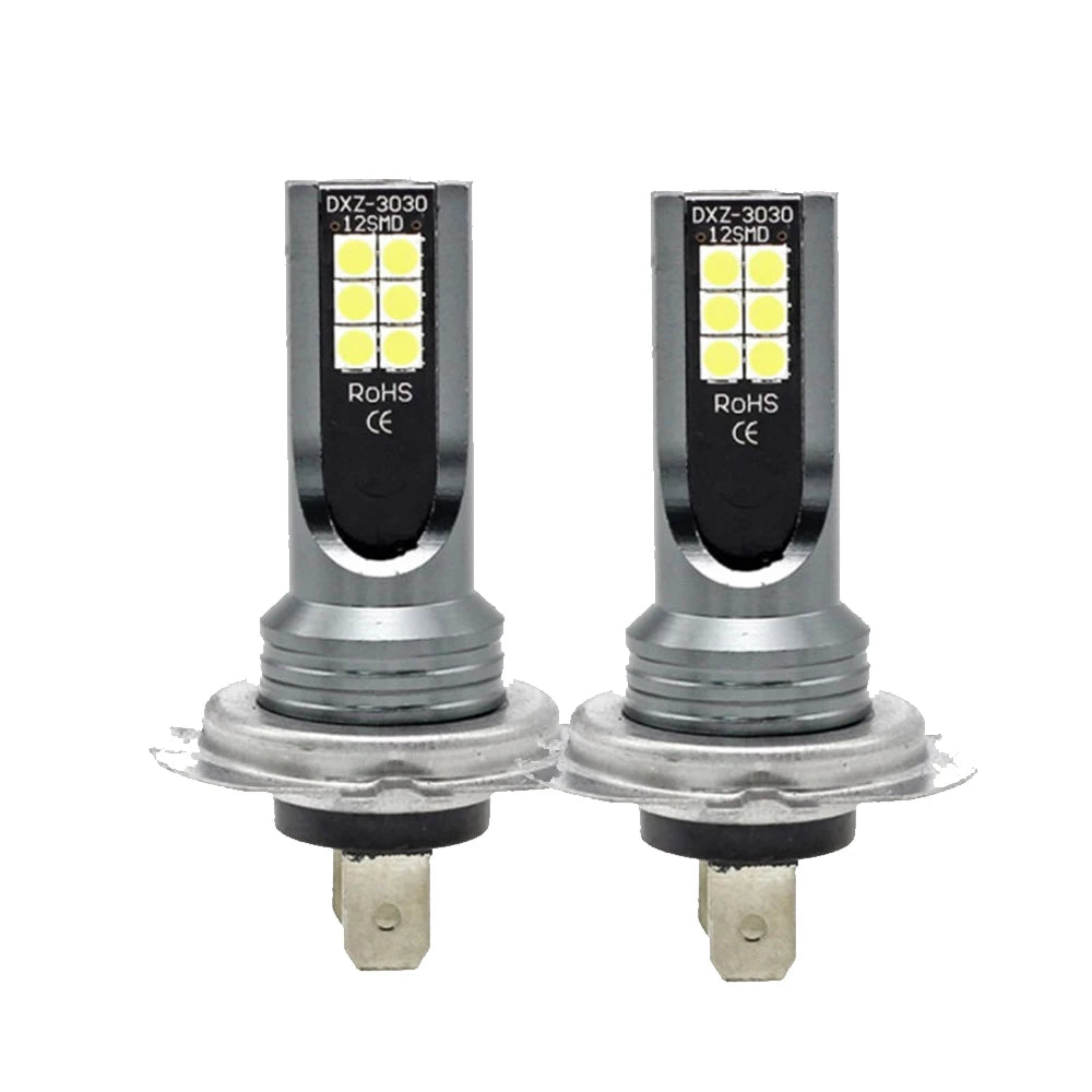 1/2/4PCs H7 Led Headlight Bulb Kit Car Fog Light Bulbs 12V 55W High Power Auto Fog Lamp 6000K Headlamp h7 super bright Bulbs