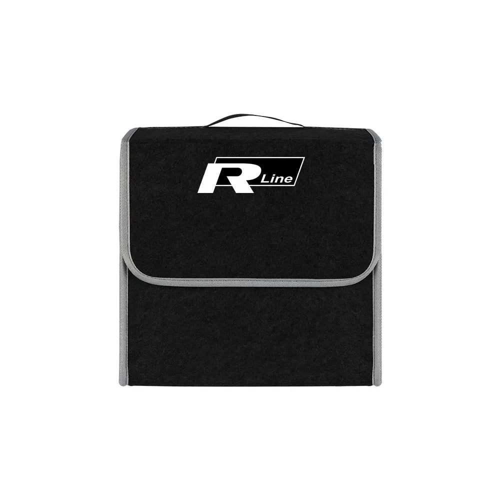 Car Trunk Storage Bag Organizer Sundries Stowing Tidying Box For VW Volkswagen Rline Golf CC GTI Tiguan Passat Accessories