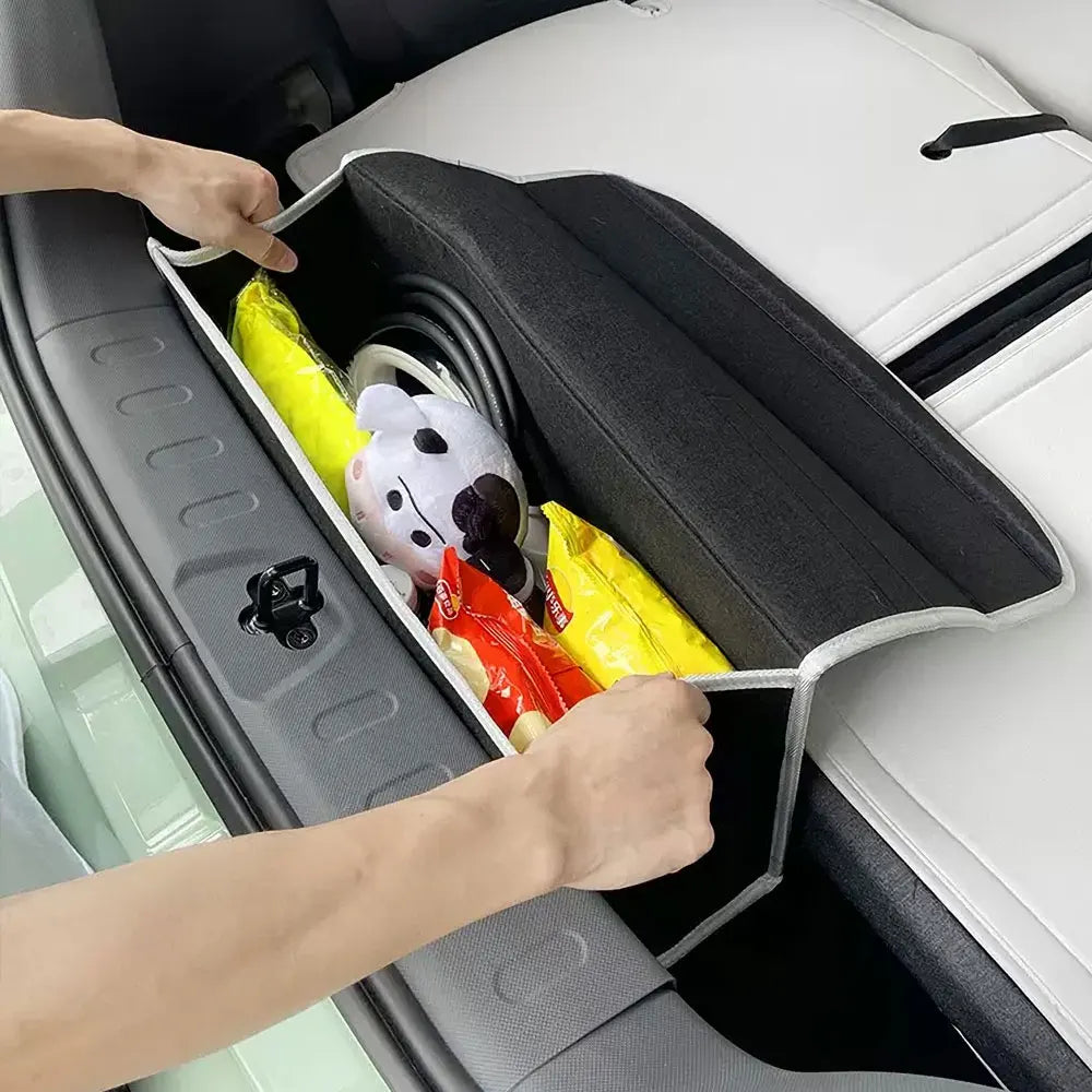 Car Trunk Storage Bag Organizer Sundries Stowing Tidying Box For VW Volkswagen Rline Golf CC GTI Tiguan Passat Accessories
