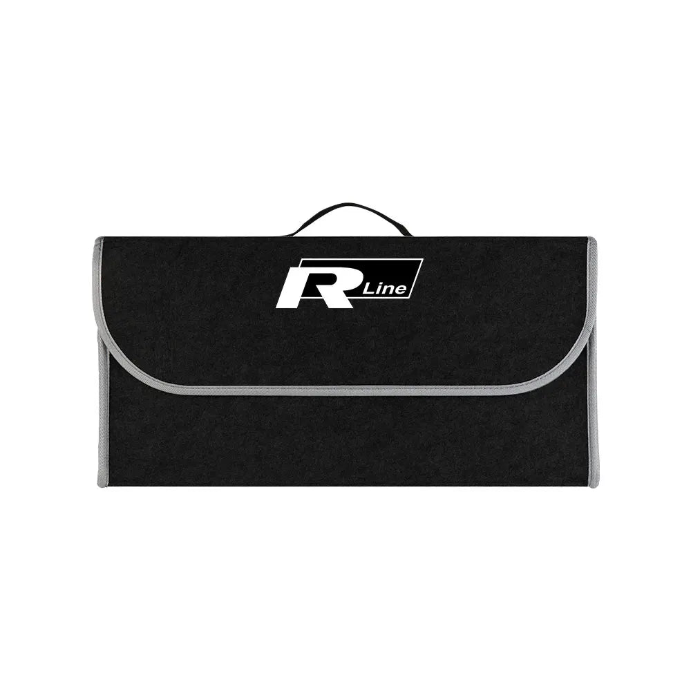 Car Trunk Storage Bag Organizer Sundries Stowing Tidying Box For VW Volkswagen Rline Golf CC GTI Tiguan Passat Accessories