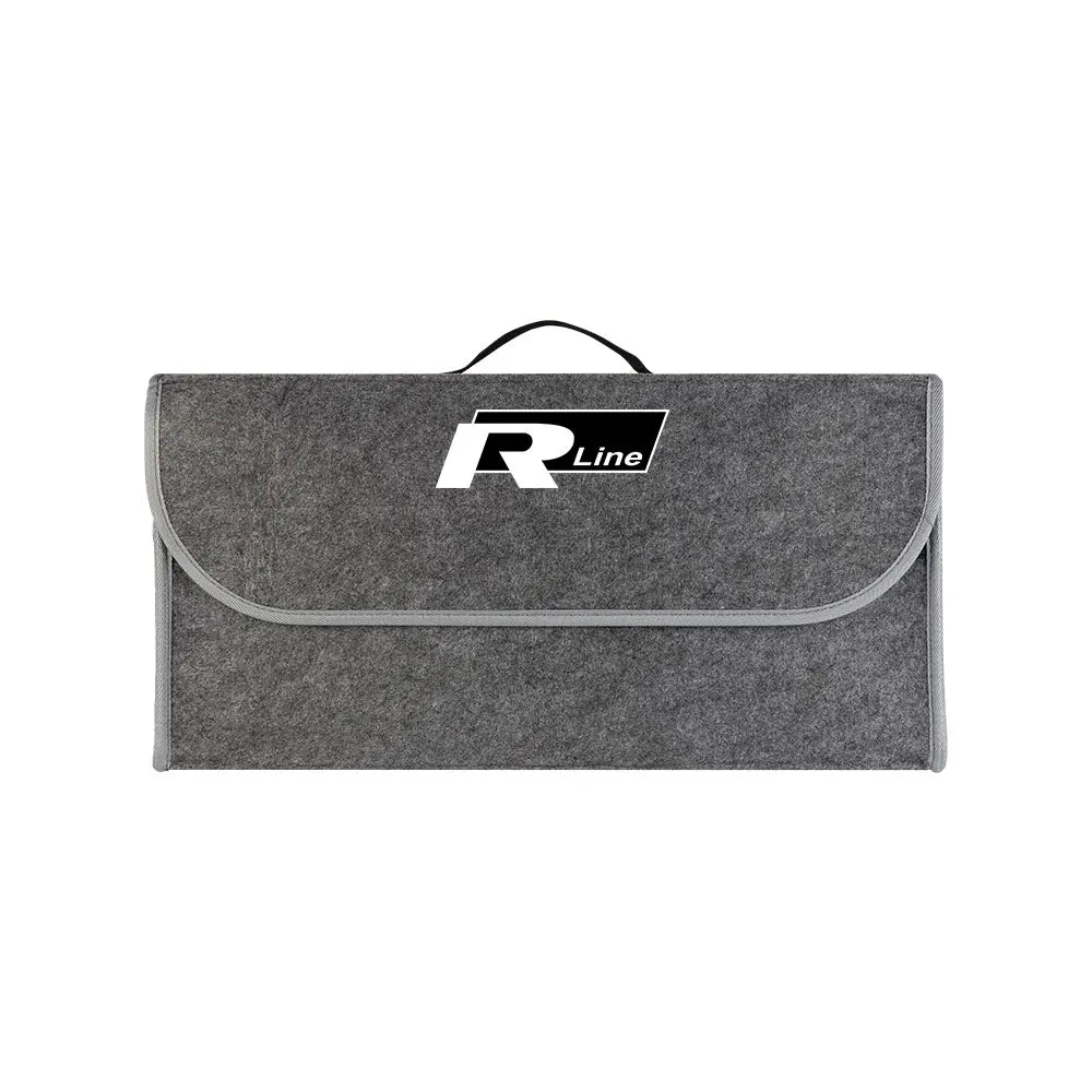 Car Trunk Storage Bag Organizer Sundries Stowing Tidying Box For VW Volkswagen Rline Golf CC GTI Tiguan Passat Accessories